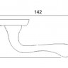 Ручка дверная RENZ INDH 64-10 MAB Фабриано бронза античная матовая