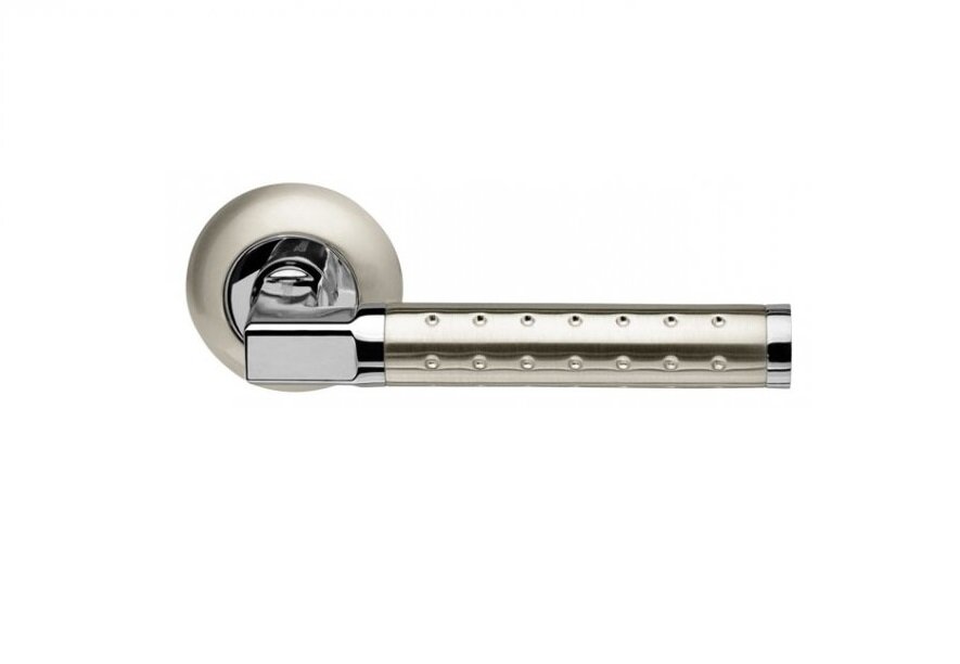 Ручка для входной двери ARMADILLO Eridan LD37-1SN/CP-3 матовый никель/хром