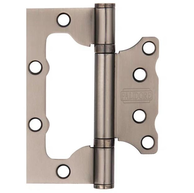 Петля накладная без врезки PALIDORE 100x75x2,5 2BB GRAFIT графит