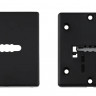 Накладка декоративная на сувальдный замок PALIDORE 050-02-BLACK черный