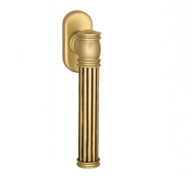 Ручка оконная Venezia IMPERO FW французское золото + коричневый