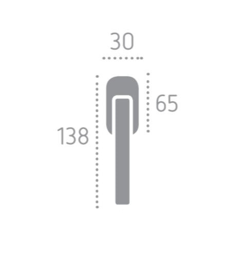 Оконная ручка MELODIA 0245 TAKO Античная бронза