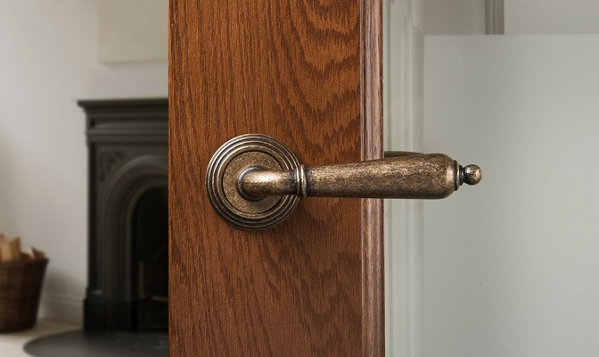 Ручка дверная ADDEN BAU Vintage POMOLO V203 AGED BRONZE состаренная бронза