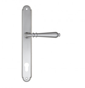 Дверная ручка на планке Fratelli Cattini NAPOLI CYL PL01-CS матовый хром