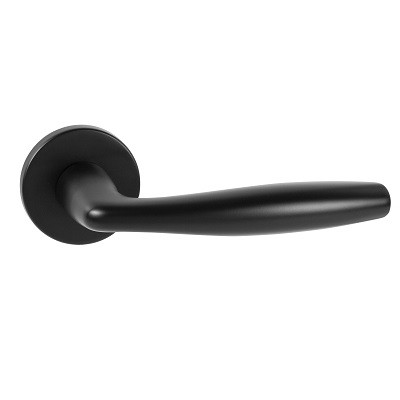 Ручка дверная PUNTO R.EST.R52.ROUND BL-24 черный