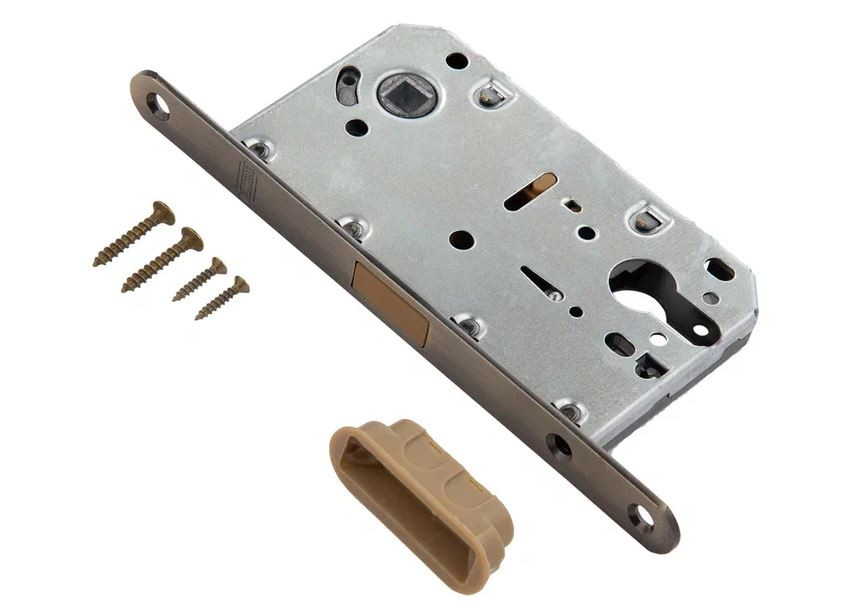 Защелка под цилиндр магнитная PALIDORE L3085 AВ бронза