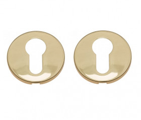 Накладка под цилиндр Fratelli Cattini CYL 7FS-OLV полированная латунь