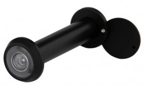 Глазок дверной PALIDORE GLR 70-130/16 BLACK черный