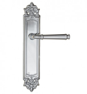 Дверная ручка на планке Fratelli Cattini FARFALLA PL96-CR полированный хром