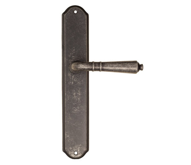 Дверная ручка на планке Fratelli Cattini TOSCANA PL02-IA античное серебро