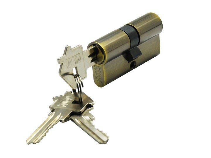 Цилиндр BUSSARE CYL 3-60 BRONZE ключ/ключ бронза
