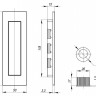 Ручки для раздвижных дверей ARMADILLO SH.URB153.010 SG матовое золото