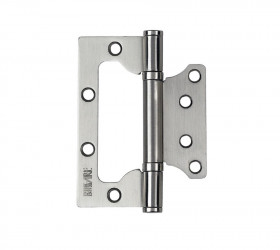 Петля накладная без врезки BUSSARE B020-U 100X75X2.5-2BB-1SC Хром матовый
