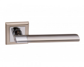 Ручка дверная PALIDORE 219 HH/PC Белый никель/Полированный хром