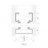 Комплект ARMADILLO для обрамления пенала SLD.Comfort-PENAL frame AL