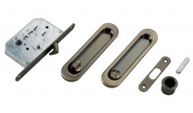 Комплект для раздвижных дверей PALIDORE SL WC AB бронза