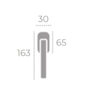 Оконная ручка MELODIA 0424 DENVER Полированный хром