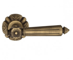 Ручка дверная Venezia CASTELLO D5 матовая бронза