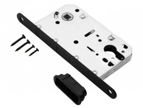 Защелка под цилиндр магнитная PALIDORE L3085 BLACK черный