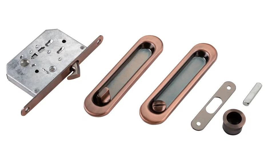 Комплект для раздвижных дверей PALIDORE SL WC AC медь