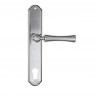 Дверная ручка на планке Fratelli Cattini FOGGIA CYL PL02-CR полированный хром