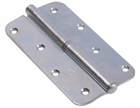 Петля накладная СКОБИС ПН-130 цинк белый, левая