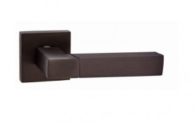 Ручка дверная RENZ INDH 51-03 MBN Милан матовый черный никель