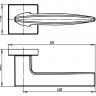 Ручка дверная ARMADILLO K.USQ52.SQUID FSG флорентийское золото