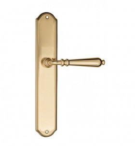 Дверная ручка на планке Fratelli Cattini NAPOLI PL02-OLV полированная латунь