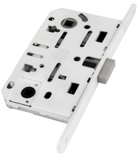 Замок межкомнатный WC AGB MEDIANA POLARIS B06102.50.FM без ответной планки ​белый