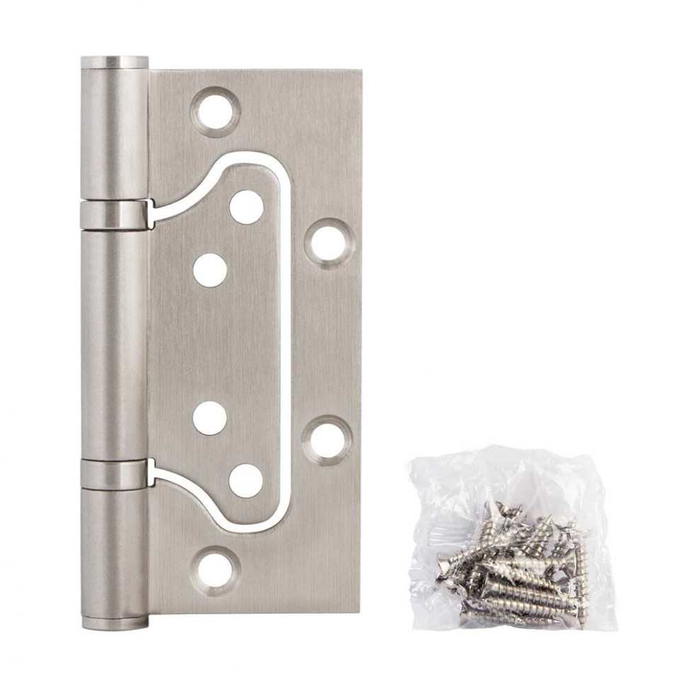 Петля накладная без врезки FUARO из нержавейки 500-2BB 100x2,5 INOX 304 CP хром