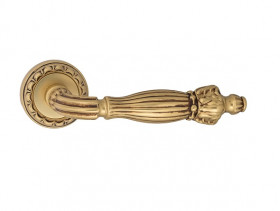 Ручка дверная Venezia OLIMPO D2 французское золото + коричневый