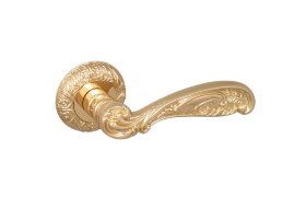 Ручка дверная FUARO BRILLIANT SM GOLD-24 золото 24К