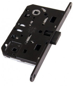 Замок межкомнатный WC AGB MEDIANA POLARIS B06102.50.93 без ответной планки ​черный