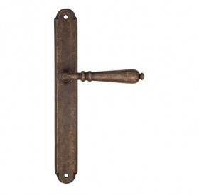 Дверная ручка на планке Fratelli Cattini NAPOLI PL01-BA античная бронза