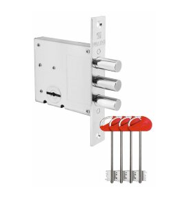 Замок врезной сувальдный FUARO V10/S-60.00.3R14, 4 кл.