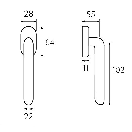 Ручка оконная Fratelli Cattini NAPOLI FW 7-IA античное серебро
