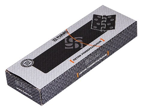 Петля универсальная FUARO 4BB 100x75x2,5 CP хром