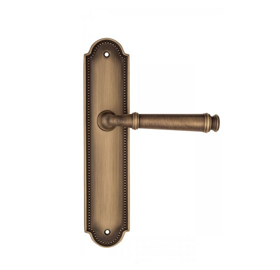 Дверная ручка на планке Fratelli Cattini FARFALLA PL248-BY матовая бронза