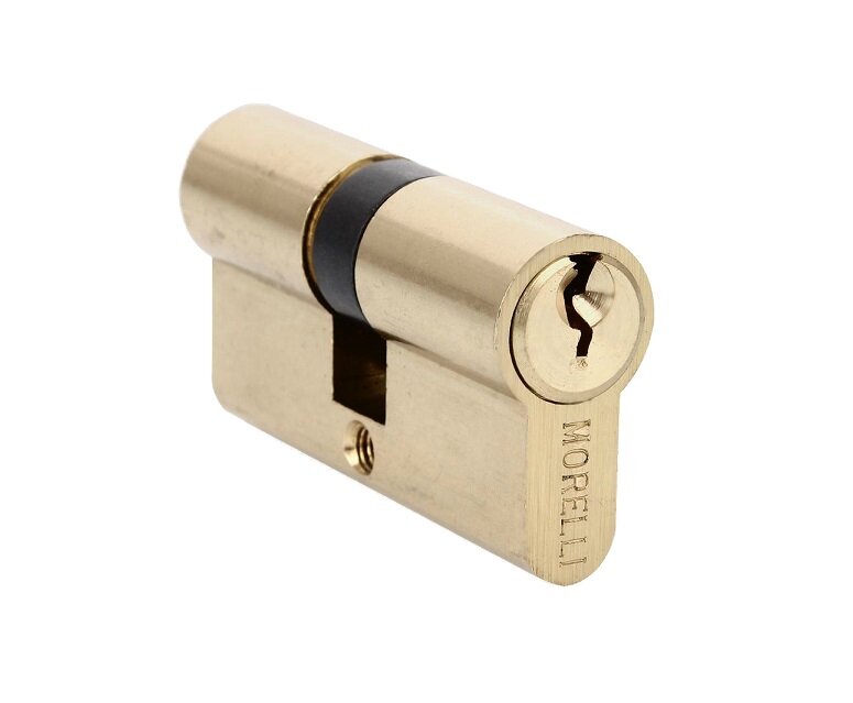 Цилиндр MORELLI ключ/ключ (70 мм) 70C PG Золото