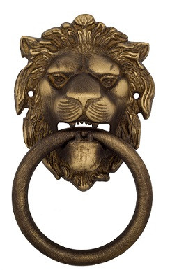 Дверная стучалка Fratelli Cattini RELEONE 190x110 BY матовая бронза