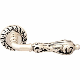 Ручка дверная MELODIA 229 60 мм Libra Серебро 925 + черный