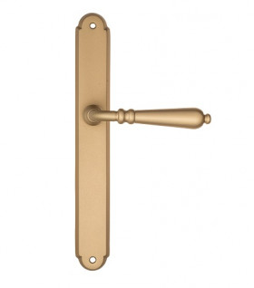 Дверная ручка на планке Fratelli Cattini NAPOLI PL01-BS матовая латунь