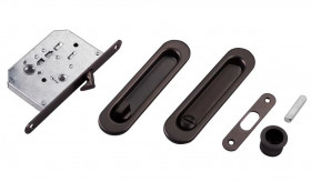 Комплект для раздвижных дверей PALIDORE SL WC GF графит