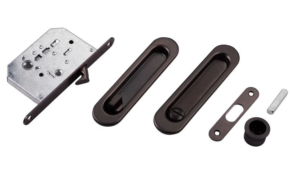 Комплект для раздвижных дверей PALIDORE SL WC GF графит