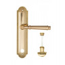 Дверная ручка на планке Fratelli Cattini FARFALLA WC-2 PL248-OLV полированная латунь