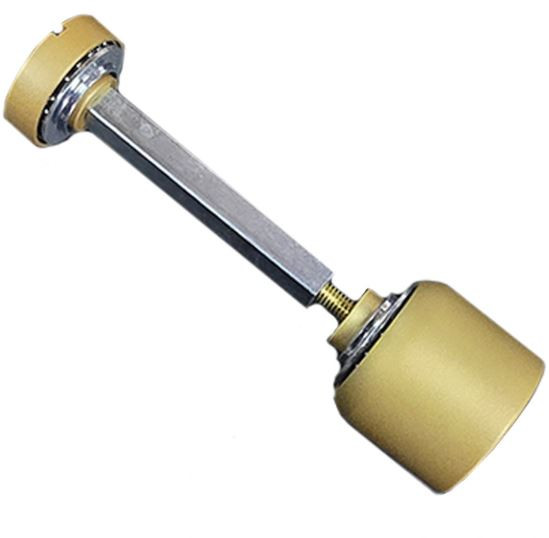 Завертка сантехническая Verum PUNTO WC полотно 60 мм матовое золото