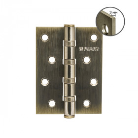 Петля универсальная FUARO HEAVY IN4400U AB 100х75х3 мм античная бронза