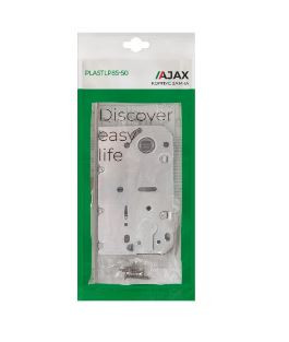 Замок межкомнатный под цилиндр AJAX PLASTLP85-50 SN матовый никель