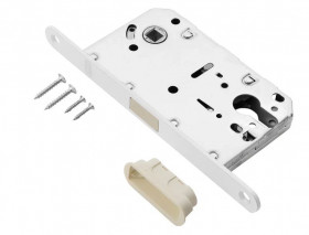 Защелка под цилиндр магнитная PALIDORE L3085 WHITE белый